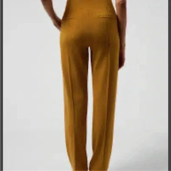 Athleta Eastbound Straight Pant Brass Yellow Sz‎ 6 - Picture 2 of 14